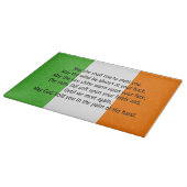 Irish Blessing Prayer Schneidebrett (Ecke)