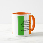 Irish Blessing Prayer Tasse (VorderseiteRechts)
