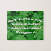 Irish Blessing Puzzle (Horizontal)