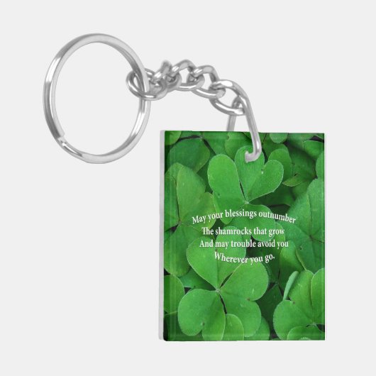 Irish Blessing Schlüsselanhänger (Vorderseite links)