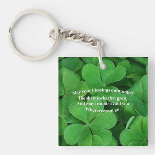 Irish Blessing Schlüsselanhänger (Vorderseite)