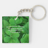 Irish Blessing Schlüsselanhänger (Rückseite)