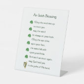Irish Blessing Sockelschild (Vorderseite)