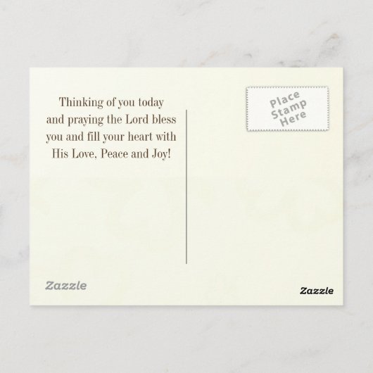 Irish Blessing St. Patrick's Day Custom Postkarte (Rückseite)