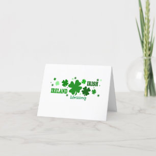 Irish Blessing St. Patrick's Day Karte