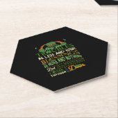 Irish Blessing St Patricks Day Leprechaun Rainbow Untersetzer (angewinkelt)