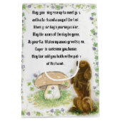Irish Blessing St. Patricks Day Mittlere Geschenktüte (Rückseite)