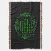 Irish Blessing Throw Blanket Decke (Vorderseite Vertikal)