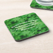 Irish Blessing Untersetzer (Linke Seite)