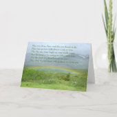 Irish Blessing Valley Rainbow Foto Blank Karte (Vorderseite)