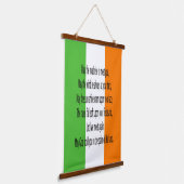 Irish Blessing Wandteppich Mit Holzrahmen (Gewinkelt)