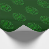 Irish Blessing Wrapping Paper Geschenkpapier (Ecke)