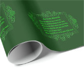 Irish Blessing Wrapping Paper Geschenkpapier (Rolleneckpunkt)