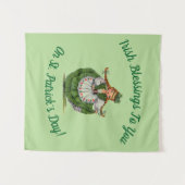 Irish Blessings Lass Wandteppich (Vorderseite (Horizontal))