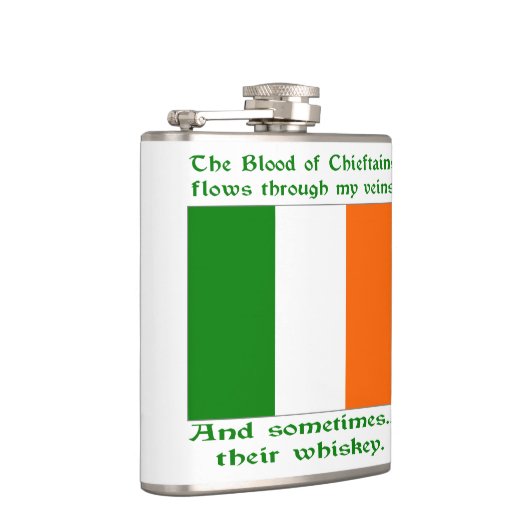Irish Blood and Whiskey Hip Flask Flachmann (Rechts)