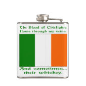 Irish Blood and Whiskey Hip Flask Flachmann (Rückseite)