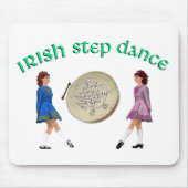Irish Bodhran - Irish Step Dance Mousepad (Vorne)