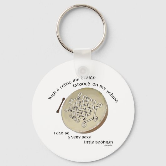 Irish Bodhran - Irish Step Dance Schlüsselanhänger (Vorderseite)