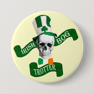 Irish Bogtrotter St Patrick's Day Button