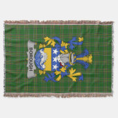 Irish Borough Coat of Arms Familienwappen Irland Decke (Vorderseite)