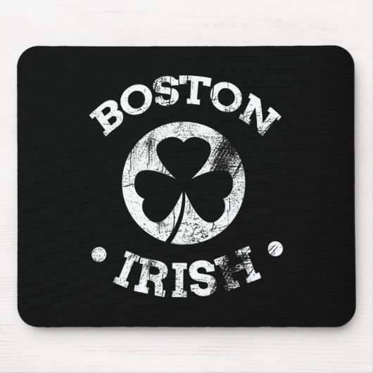 Irish Boston St Patricks Day Parade 617 Boston Iri Mousepad (Vorne)