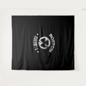 Irish Boston Tshirt St Patricks Day Parade 617 Bos Wandteppich (Vorderseite (Horizontal))