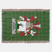 Irish Bowen Coat of Arms Familienwappen Irland Decke (Vorderseite)