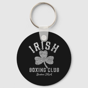 Irish Boxing Club Boston Kleeblatt Geschenke gestö Schlüsselanhänger