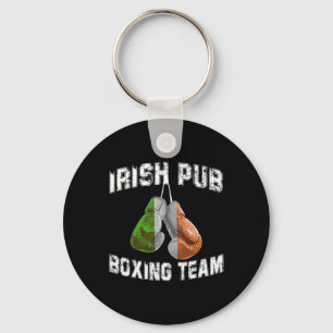 Irish Boxing Funny Ireland Flag Flag - Irish Pub Schlüsselanhänger