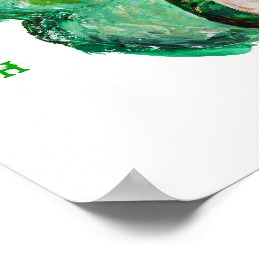 Irish Boxing Kleeblatt Poster (Ecke)