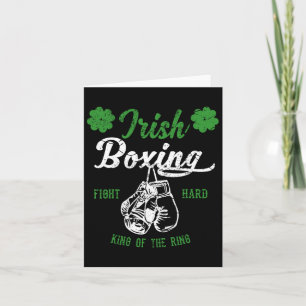 Irish Boxing Vintag - Irish Boxing Fan T-Shirt Karte