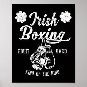 Irish Boxing Vintag - Irish Boxing Fan T-Shirt Poster