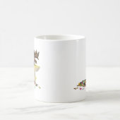 Irish Boy Fairy auf Mushroom Coffee Tasse (Mittel)