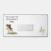 Irish Boy Fairy auf Mushroom Desk Mat Schreibtischunterlage (Tastatur & Maus)