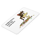 Irish Boy Fairy auf Mushroom Flexible Foto Magnet (Linke Seite)