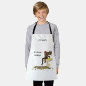 Irish Boy Fairy on Mushroom Childrens Schürze (Getragen)