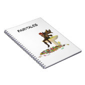 Irish Boy Fairy On Mushroom Spiral Foto Notebook Notizblock (Rechte Seite)