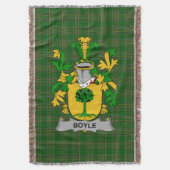 Irish Boyle oder O_Boyle Coat of Arms Familienwapp Decke (Vorderseite Vertikal)