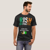 Irish Breathalyzer Blow Here St. Patrick's Day Dri T-Shirt (Vorne ganz)