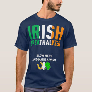 Irish Breathalyzer Blow Here St T-Shirt