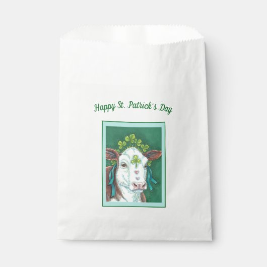 IRISH BRED ST. PATRICK'S DAHEIFER, KLEEBLATT COW GESCHENKTÜTCHEN (Vorderseite)