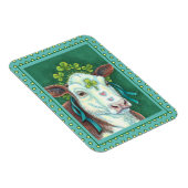 IRISH BRED ST. PATRICK'S DAHEIFER, KLEEBLATT COW MAGNET (Rechte Seite)