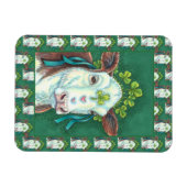IRISH BRED ST. PATRICK'S DAHEIFER, KLEEBLATT COW MAGNET (Horizontal)