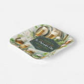 Irish Brews & Cheers St. Patrick's Day Party Pappteller (Gewinkelt)