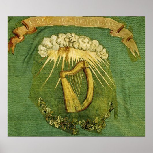 Irish Brigade Flag Poster (Vorne)