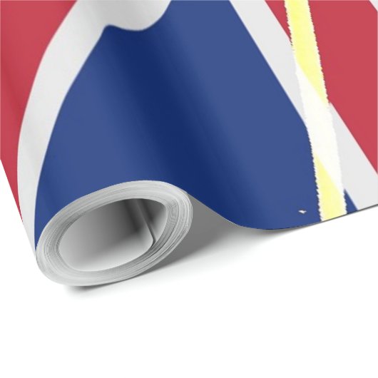 Irish British Flag Kleeblatt Clover St Patrick Ver Geschenkpapier (Rolleneckpunkt)