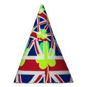 Irish British Flag Kleeblatt Clover St Patrick Ver Partyhütchen (Rechts)