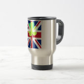 Irish British Flag Kleeblatt Clover St Patrick Ver Reisebecher (VorderseiteRechts)