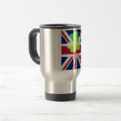 Irish British Flag Kleeblatt Clover St Patrick Ver Reisebecher (Vorderseite Links)