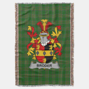 Irish Broder oder O_Broder Coat of Arms Family Cre Decke